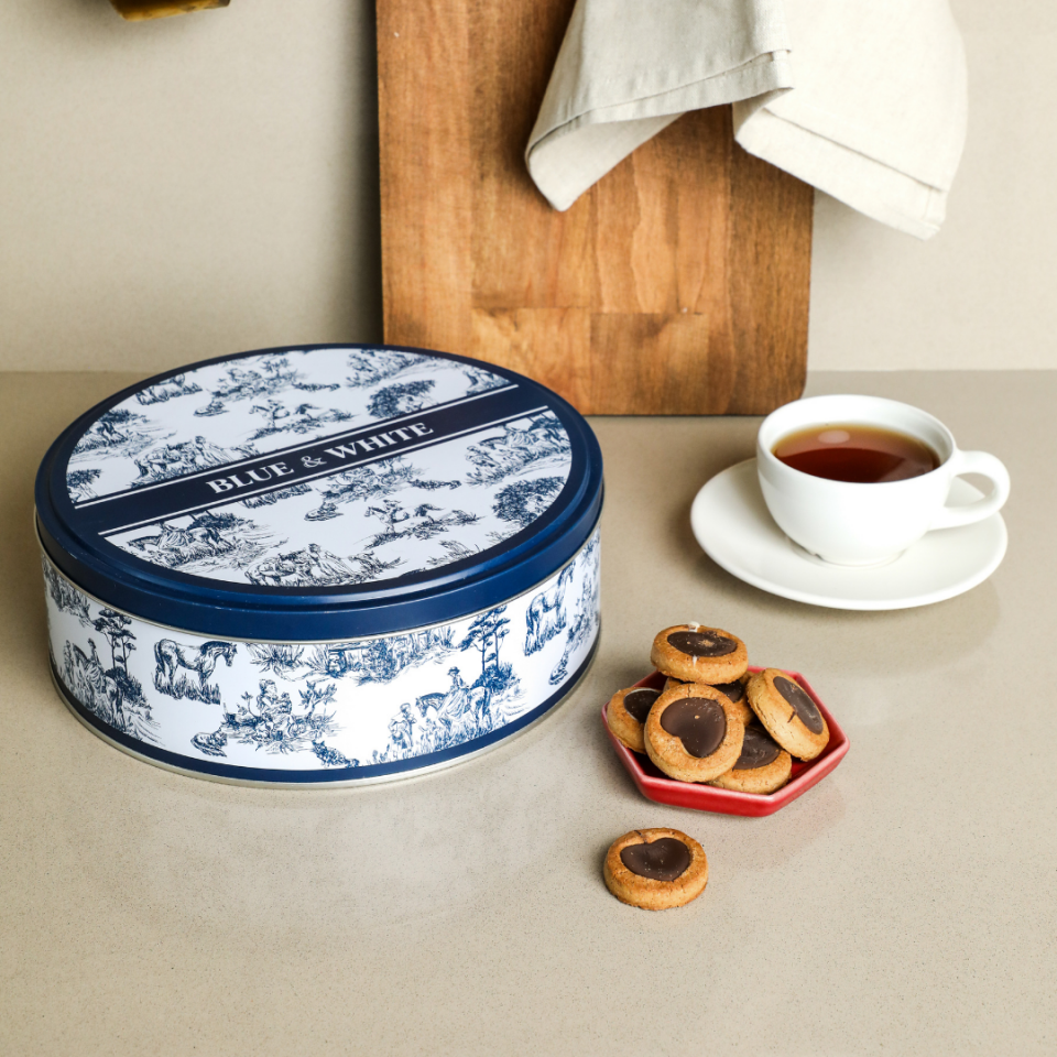 Sarkap Home Yuvarlak Metal Saklama Kabı