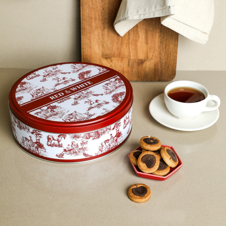 Sarkap Home Yuvarlak Metal Saklama Kabı