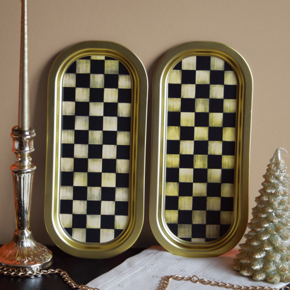 Sarkap Home 2'li Oval Sunumluk Tepsi Dama