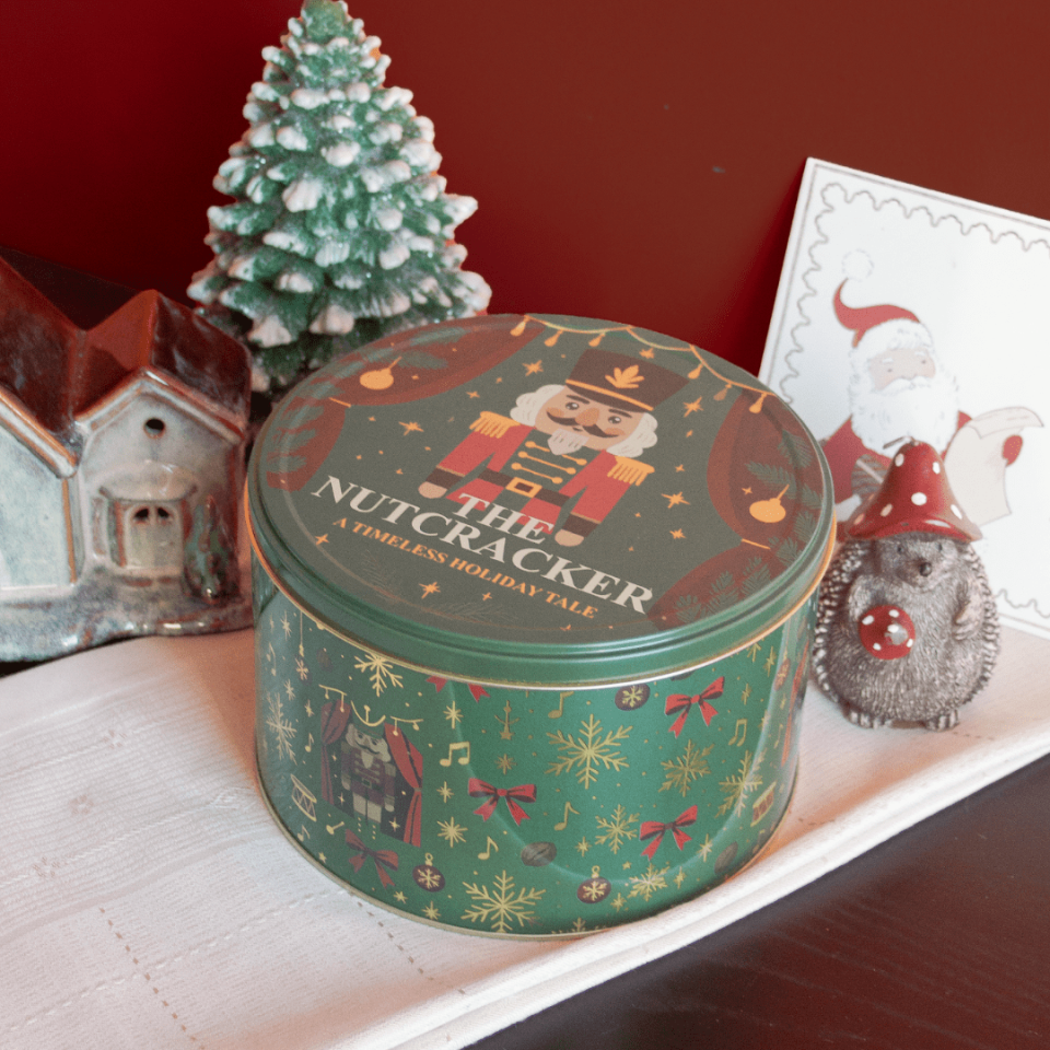 Circus Seri Dekoratif Metal Kutu NutcrackerYeşil