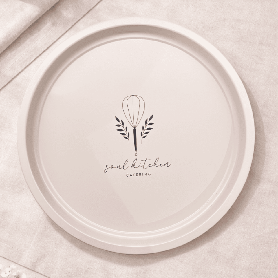 Sarkap Home Pastel Desen Metal Tepsi SoulKitchen