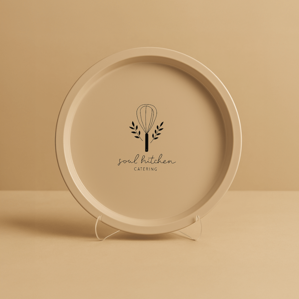 Sarkap Home Pastel Desen Metal Tepsi SoulKitchen