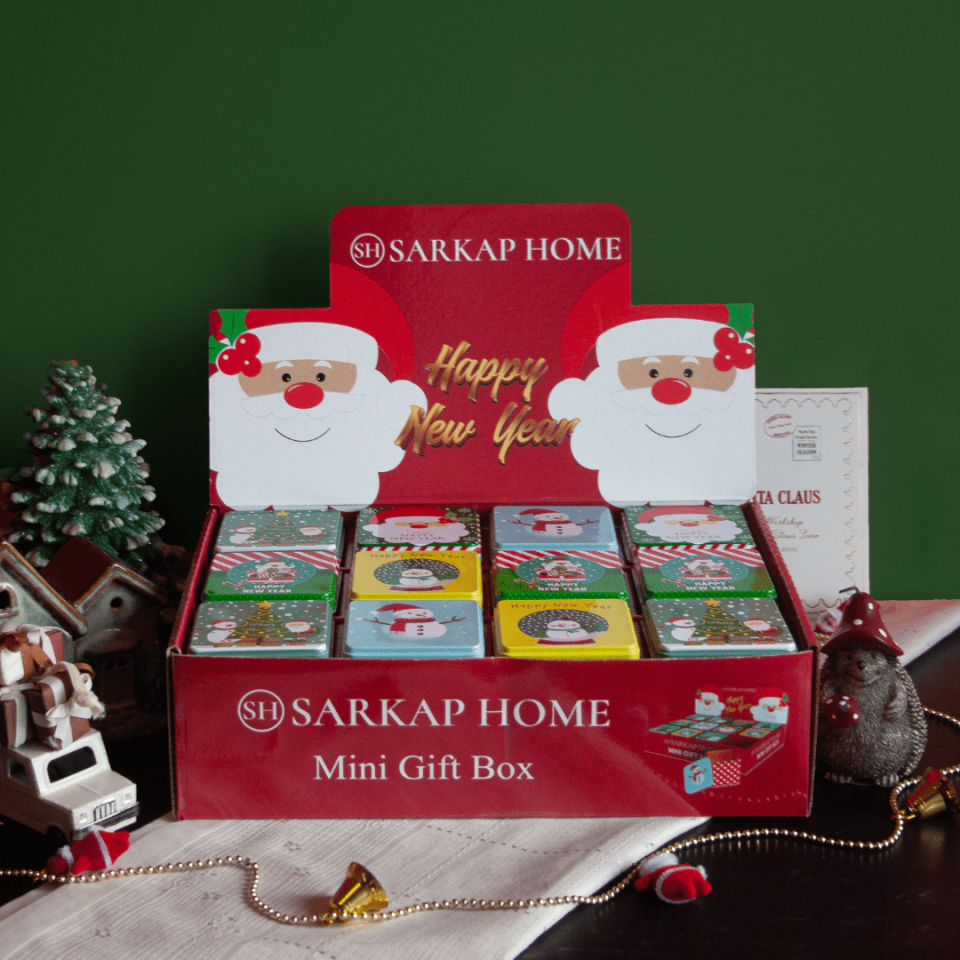 12'li Display Kutu Set Köşeli