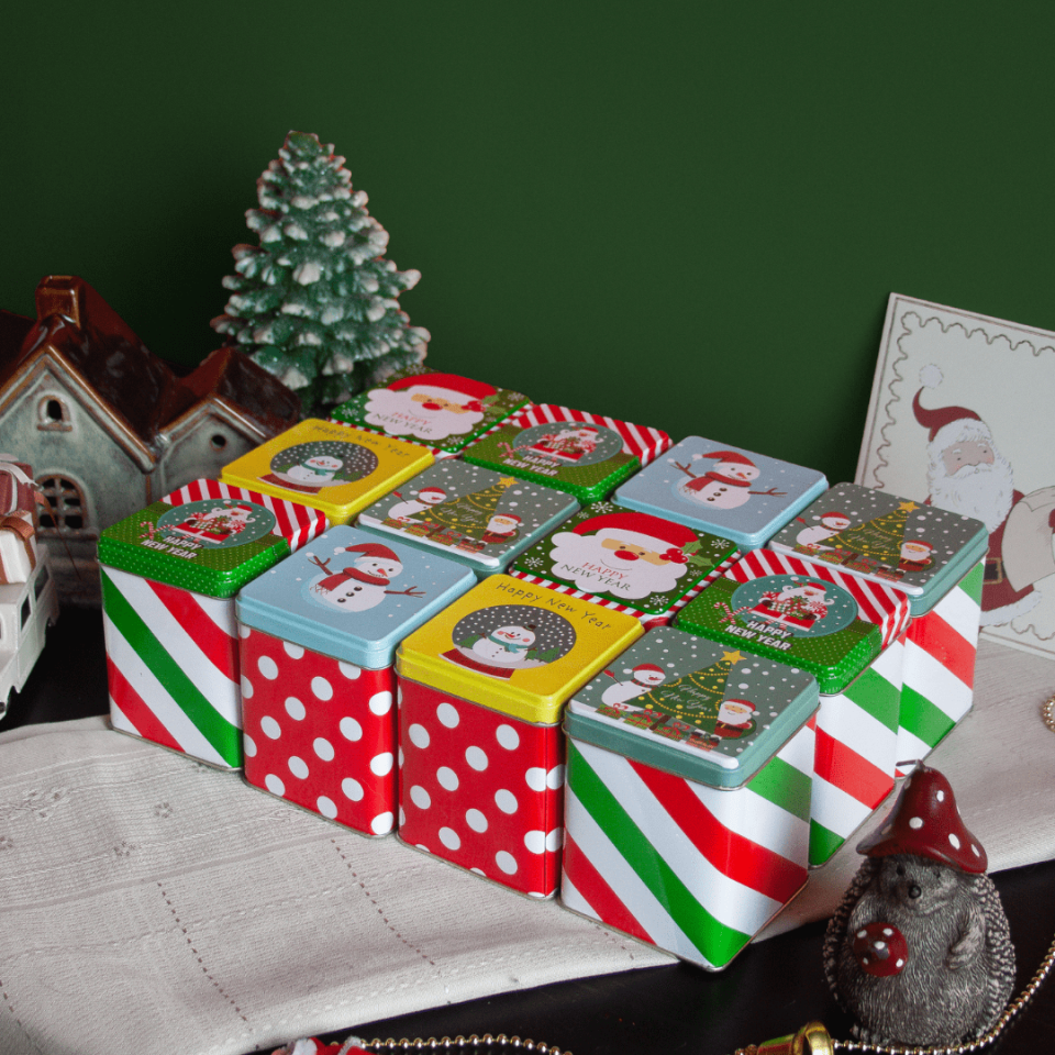 12'li Display Kutu Set Köşeli