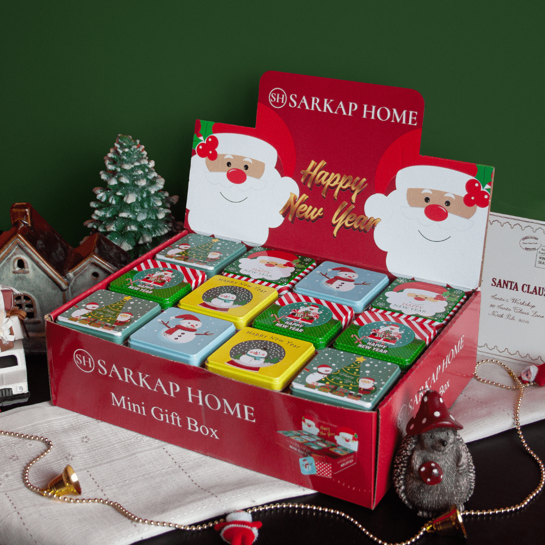 12'li Display Kutu Set Köşeli