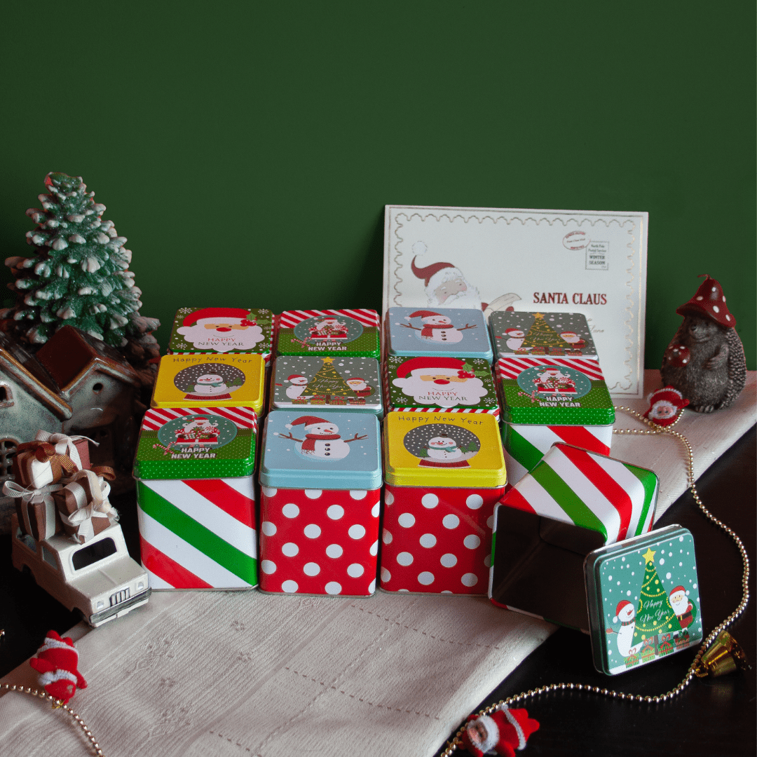 12'li Display Kutu Set Köşeli Karışık