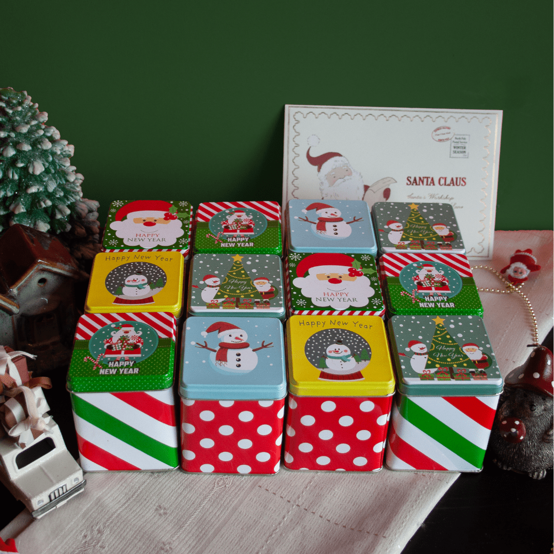 12'li Display Kutu Set Köşeli Karışık