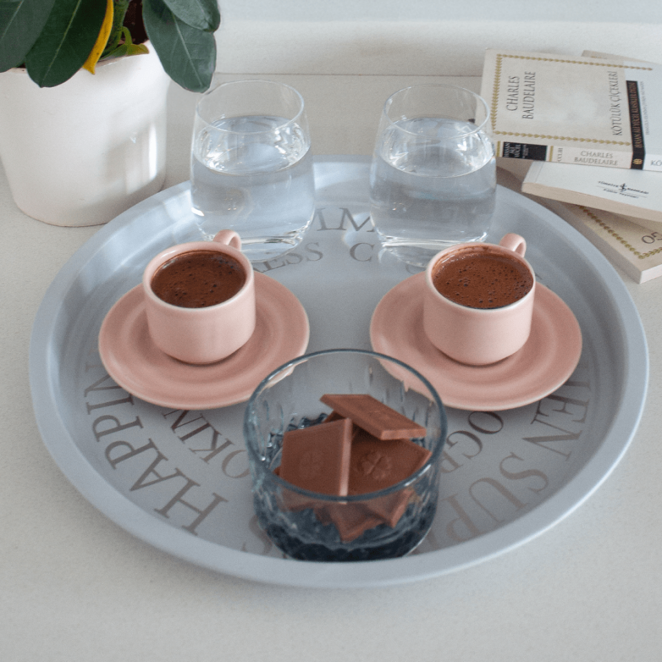 Sarkap Home Dekoratif Metal Tepsi