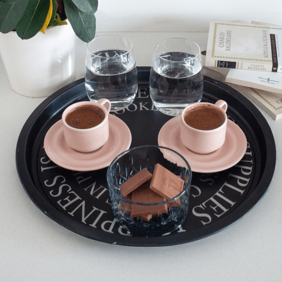 Sarkap Home Dekoratif Metal Tepsi