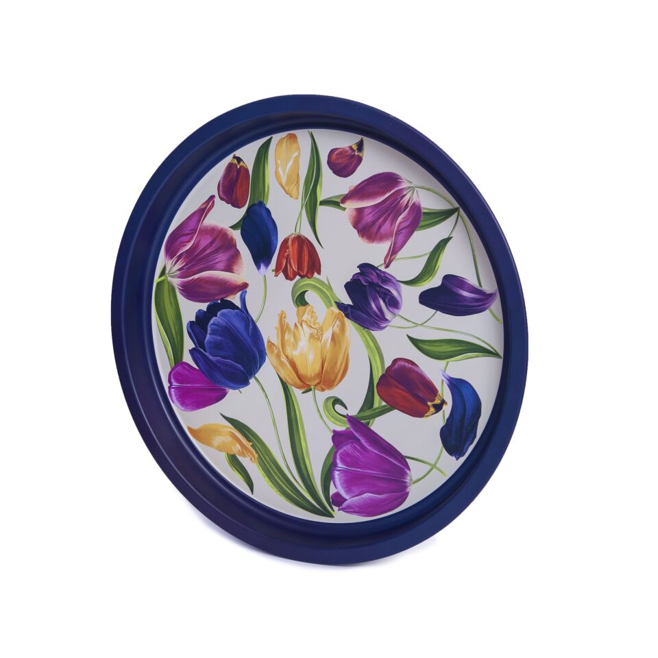 Sarkap Home Desenli Metal Tepsi