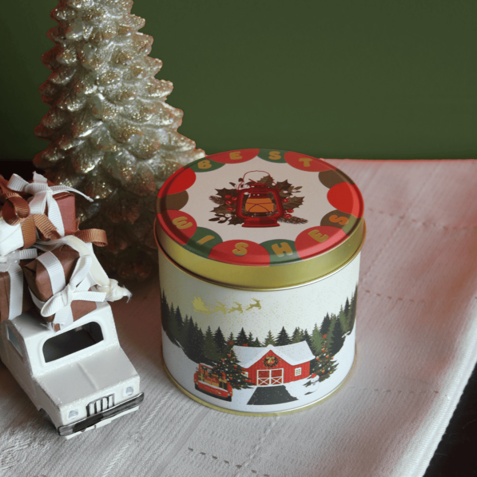 Sarkap Home 3’lü Metal Saklama Kutusu Seti Yılbaşı Caddesi