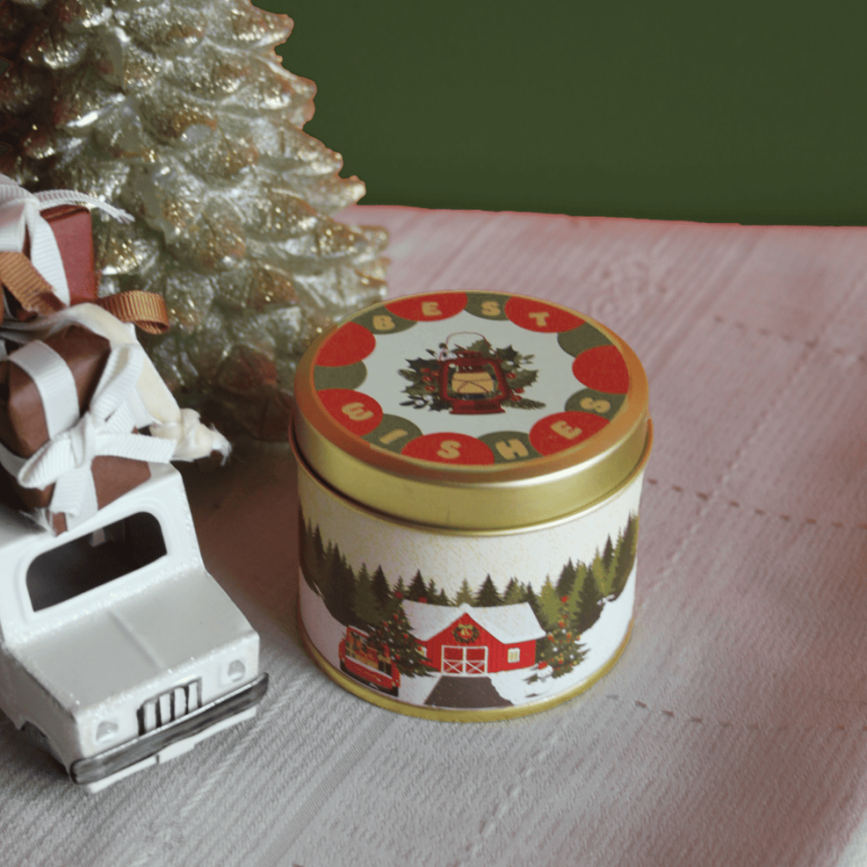 Sarkap Home 3’lü Metal Saklama Kutusu Seti Yılbaşı Caddesi