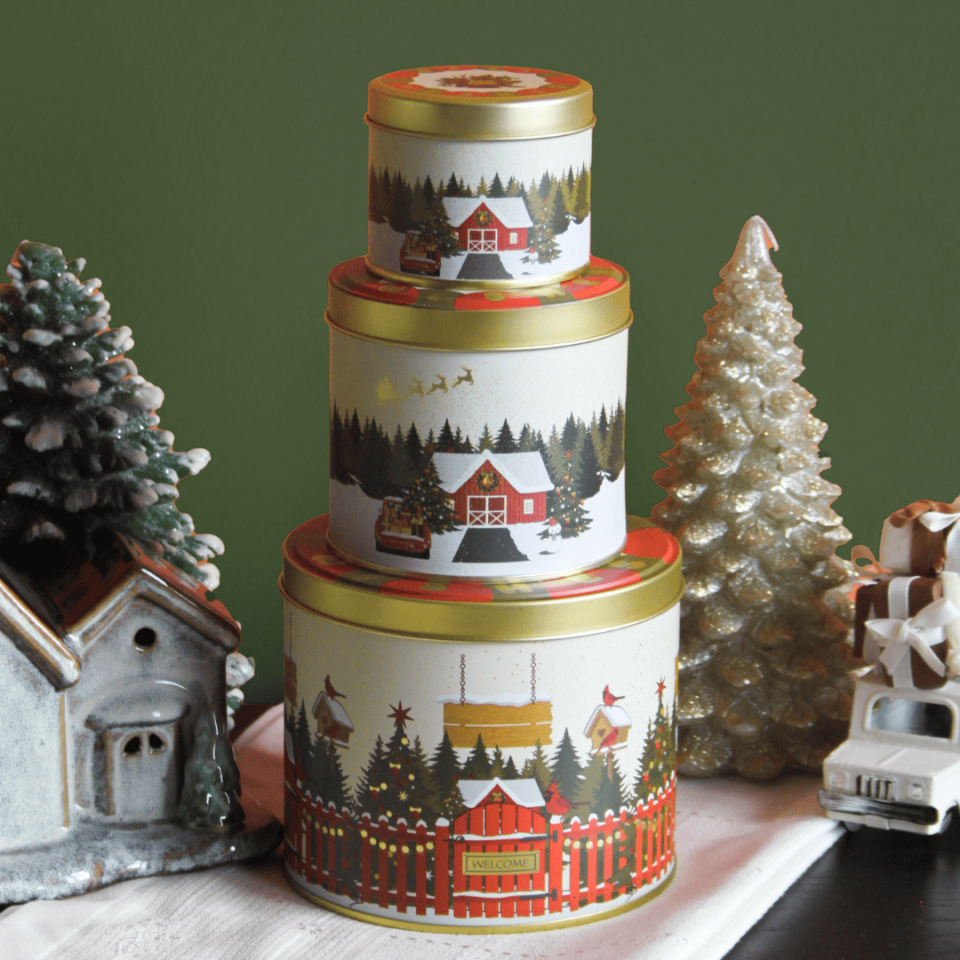 Sarkap Home 3’lü Metal Saklama Kutusu Seti