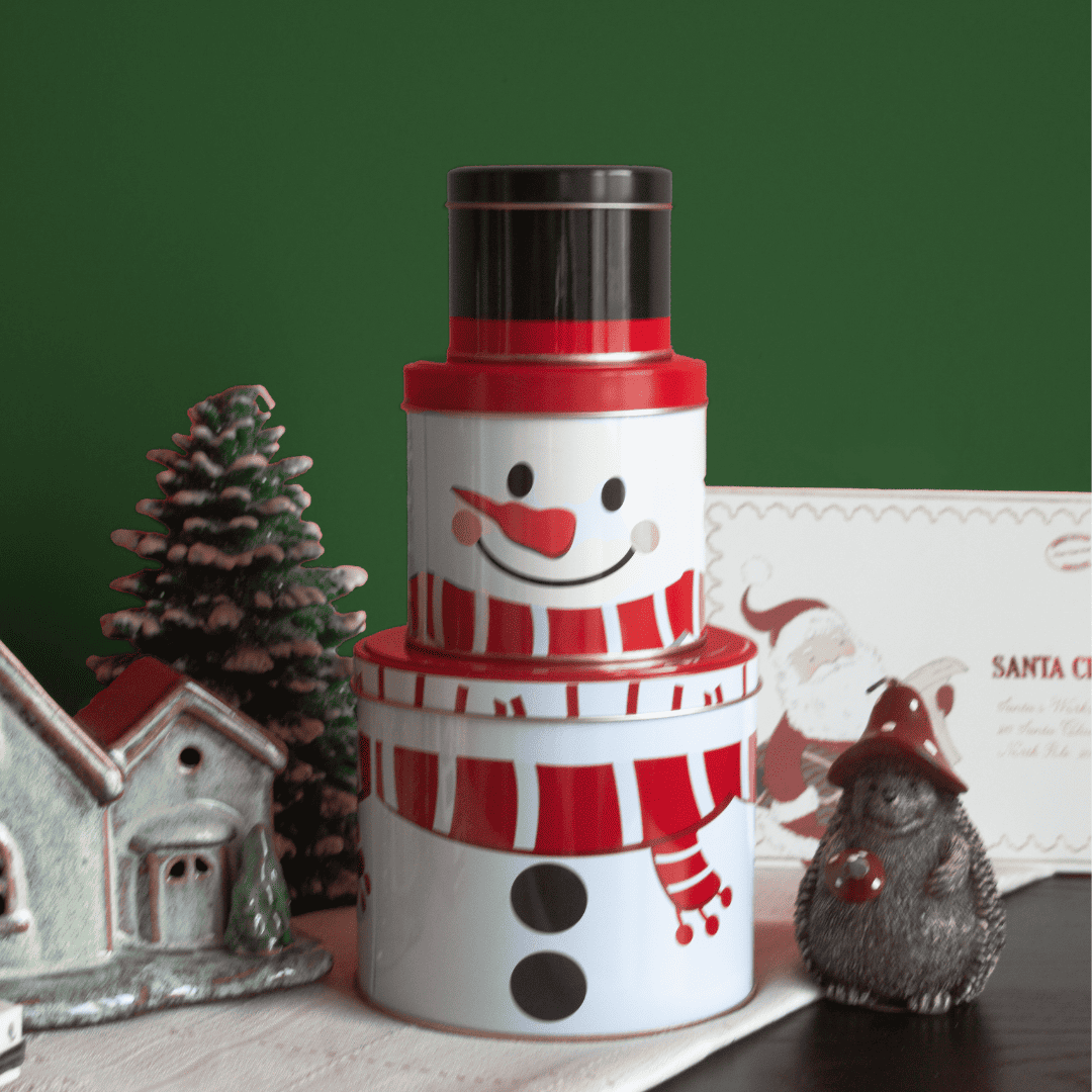 Sarkap Home 3’lü Metal Saklama Kutusu Seti KardanAdam