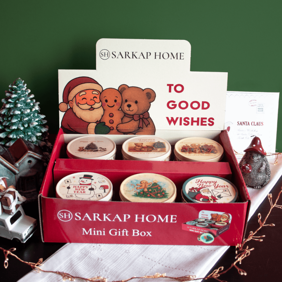 Sarkap Home 12’li Yuvarlak Display Kutu Seti