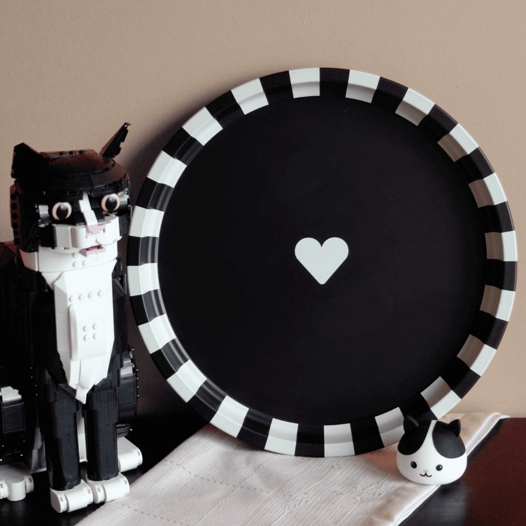 Sarkap Home 34 cm Metal Tepsi SiyahKalp