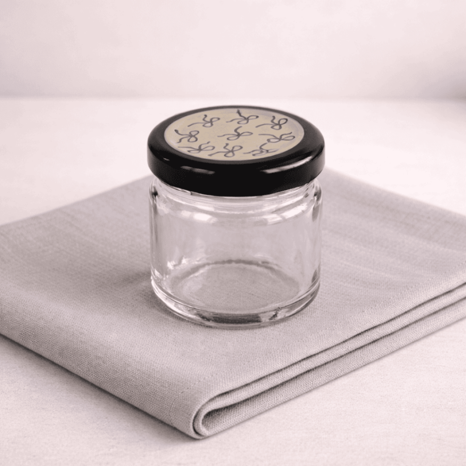 Sarkap Home 6'lı 40 ml Cam Kavanoz Seti Kurdeleli