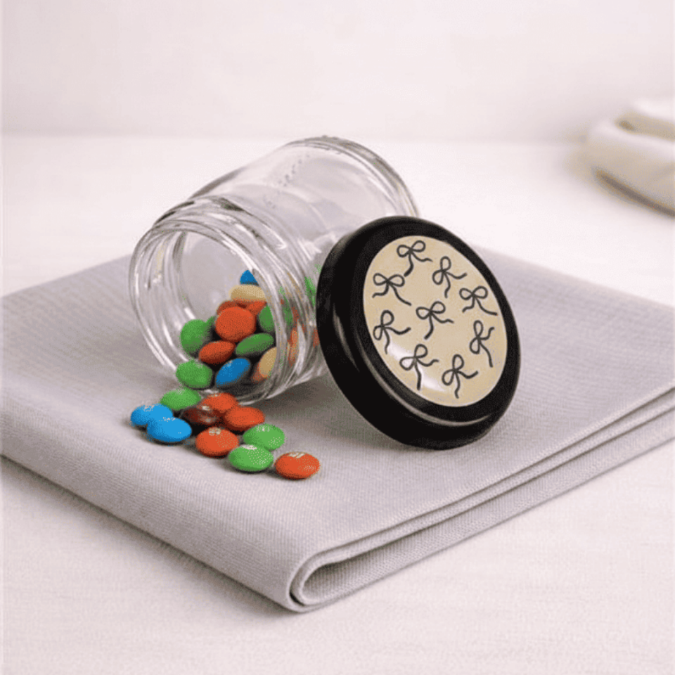 Sarkap Home 6'lı 40 ml Cam Kavanoz Seti Kurdeleli