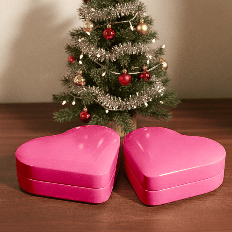 Sarkap Home 0,8 L 2'li Kalpli Kutular 171x150x39 mm Pembe