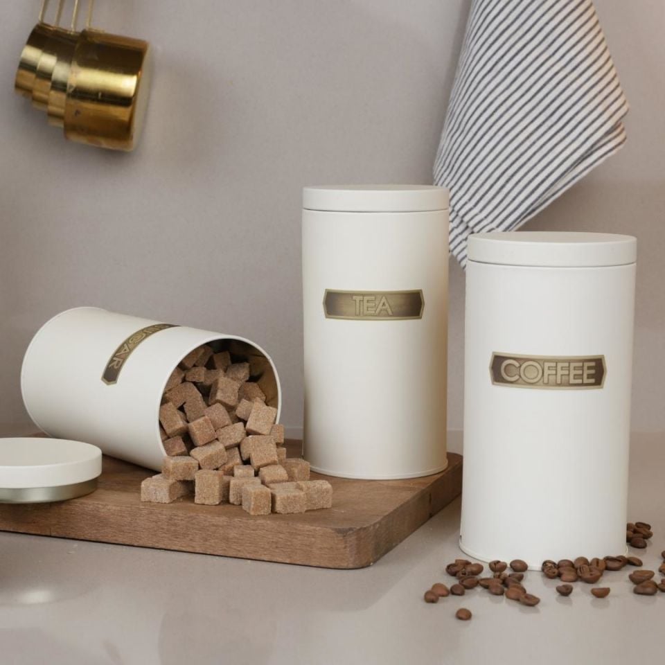 Sarkap Home Metal Vakumlu Kapaklı 3'lü Saklama Kabı Soft Touch Büyük Boy