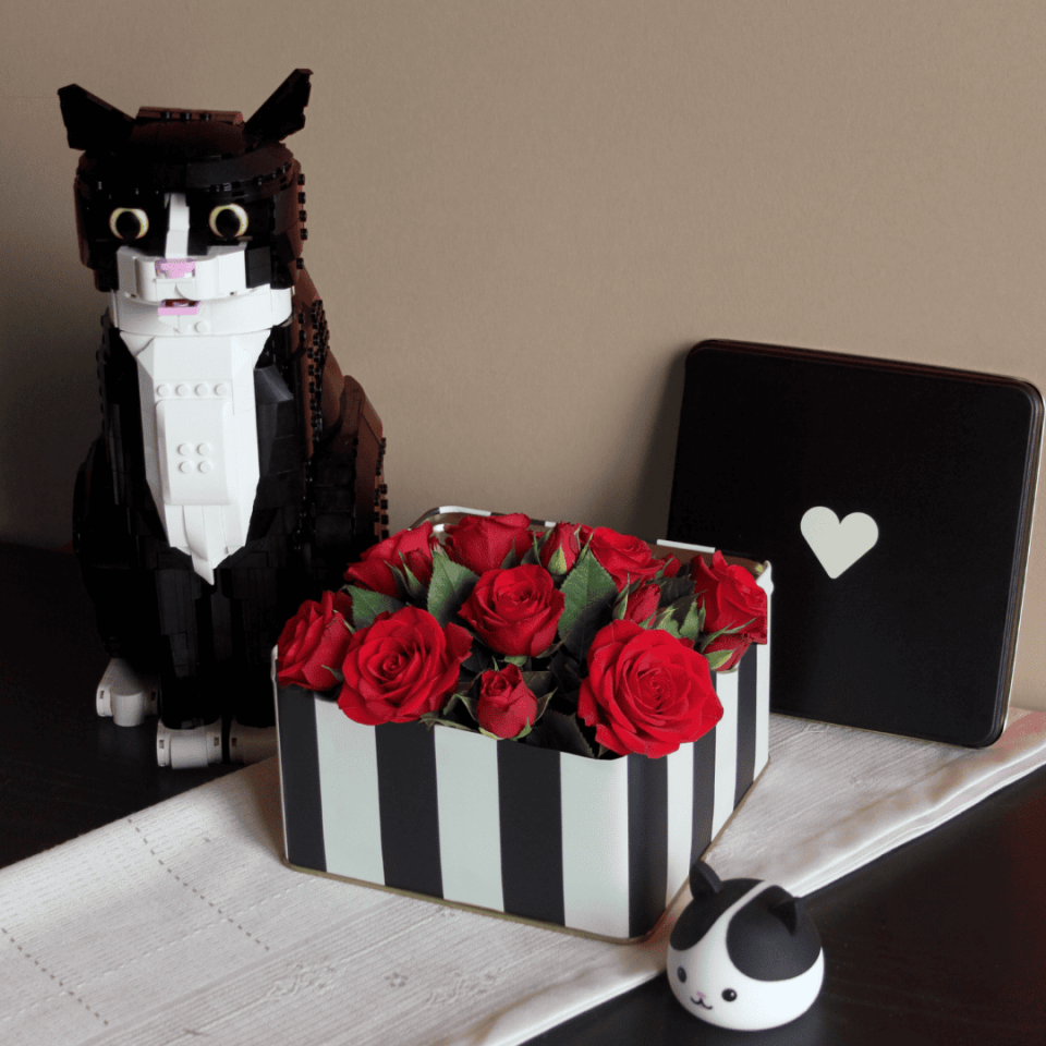 Sarkap Home 2,6 L Desenli Metal Saklama Kutu 164x164x96 mm SiyahKalp