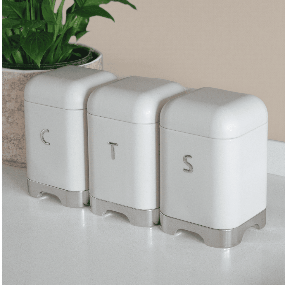 Sarkap Home 3'lü Galvaniz Metal Saklama Kutusu Seti