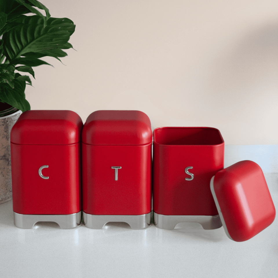 Sarkap Home 3'lü Galvaniz Metal Saklama Kutusu Seti