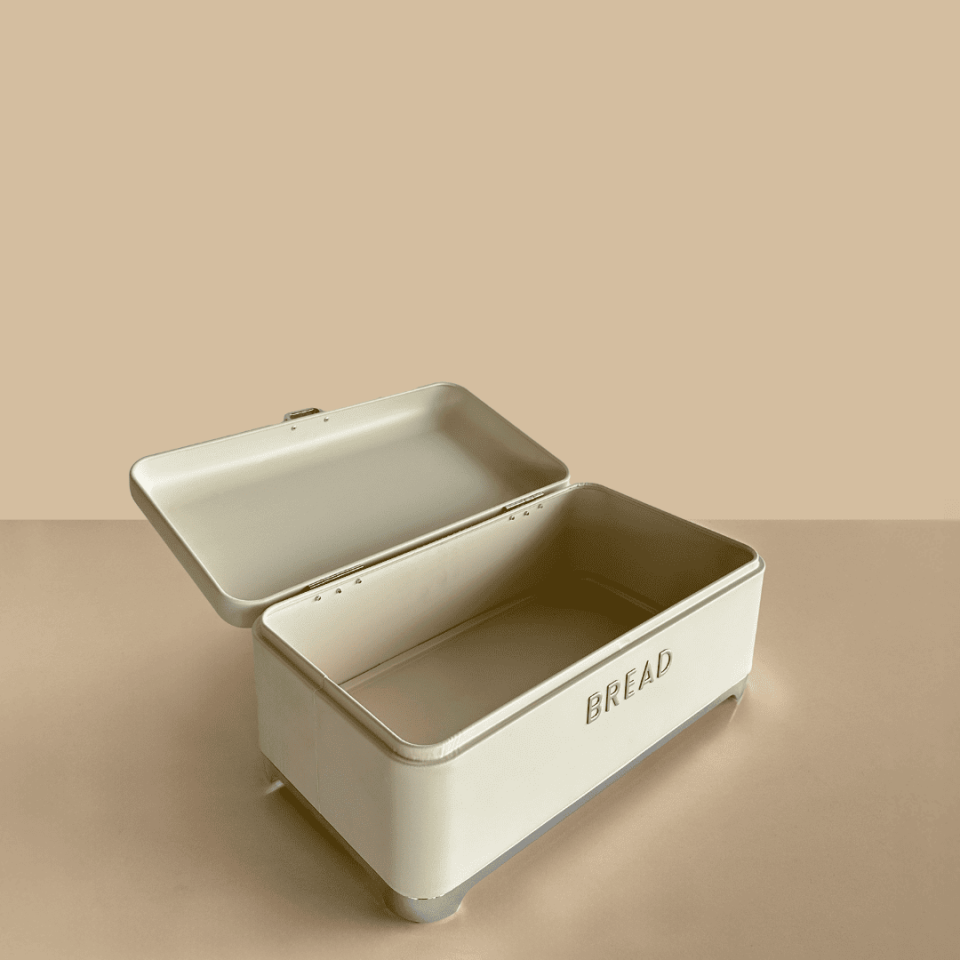 Sarkap Home Galvaniz Set-15,8L Büyük Boy Bread Ekmeklik & 1L 3'lü Tea Coffee Sugar Saklama Kutusu