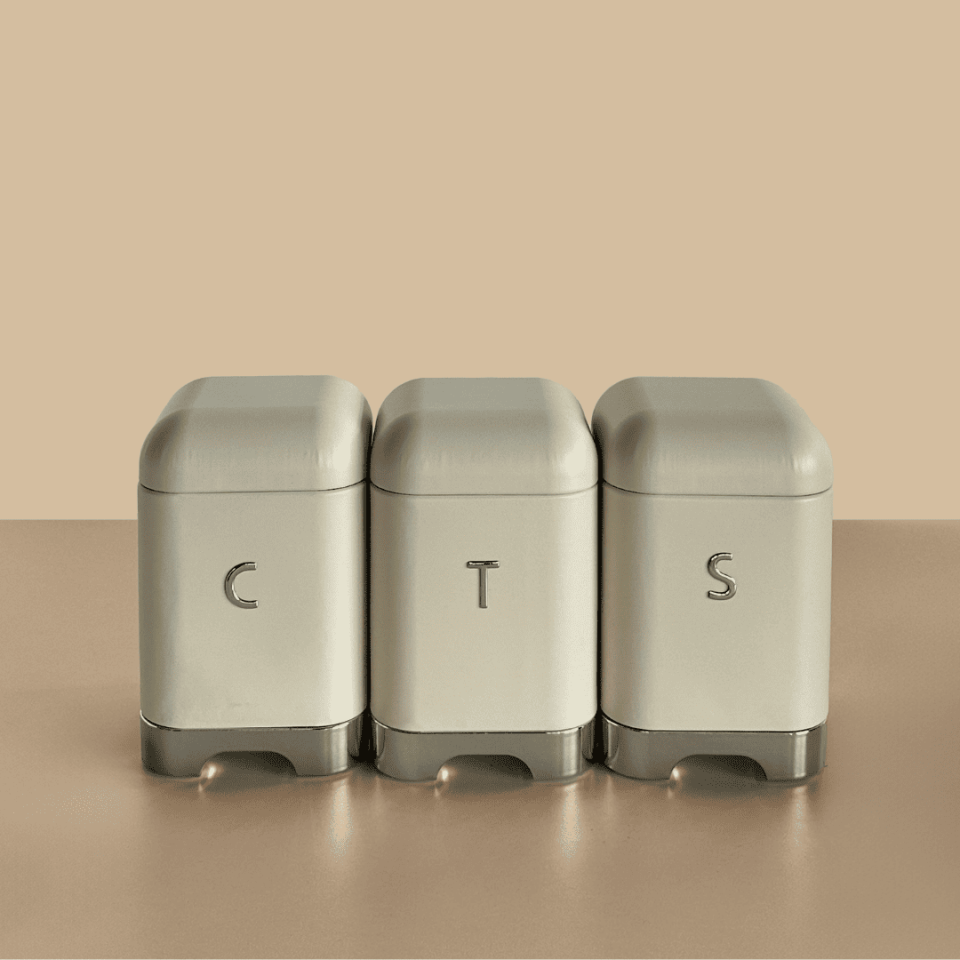 Sarkap Home Galvaniz Metal Saklama Kutusu Seti