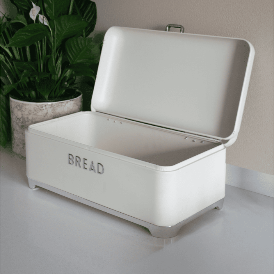 Sarkap Home Galvaniz Metal Saklama Kutusu Seti Krem