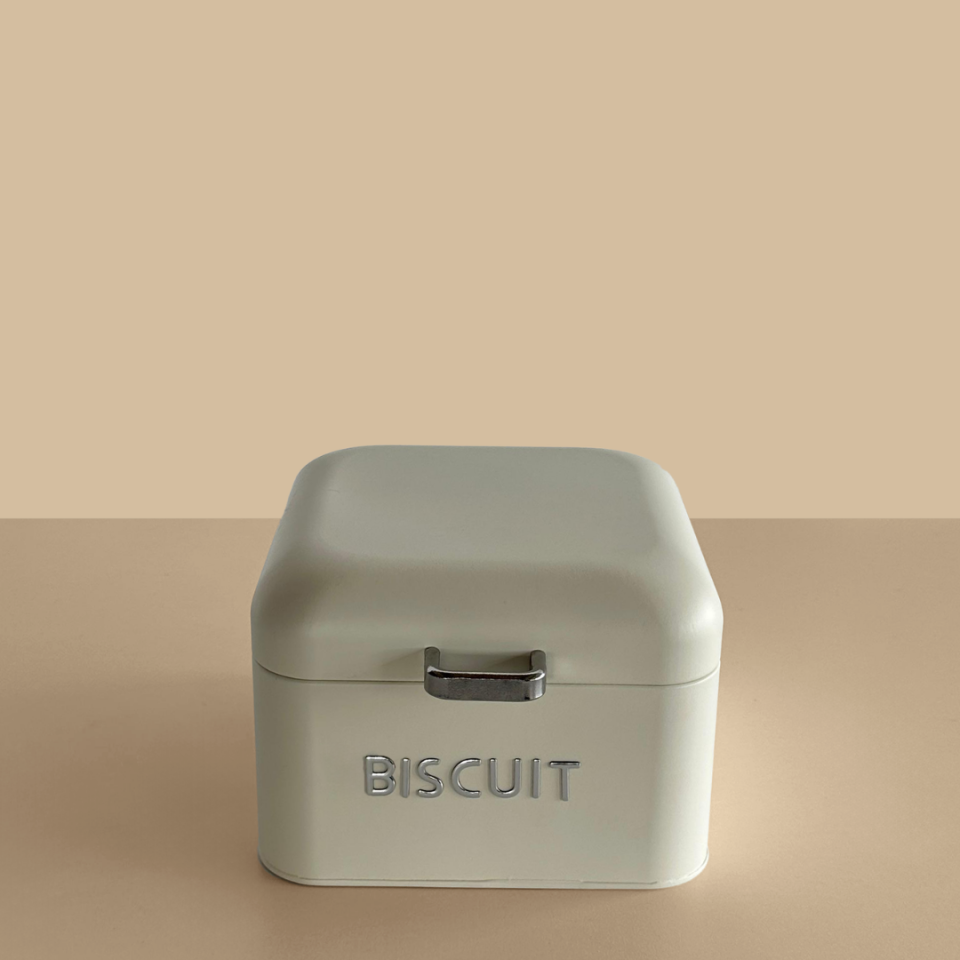 Sarkap Home Biscuits Galvaniz Metal Saklama Kutusu KırmızıBiscuits