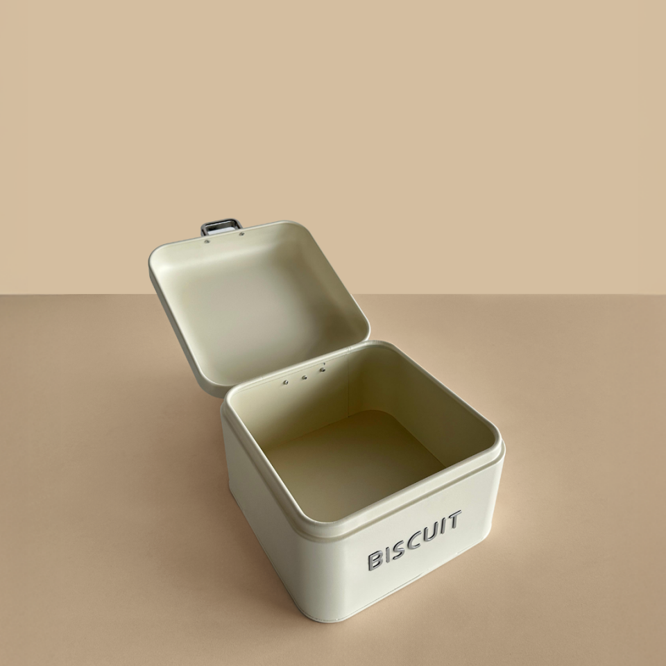 Sarkap Home Biscuits Galvaniz Metal Saklama Kutusu