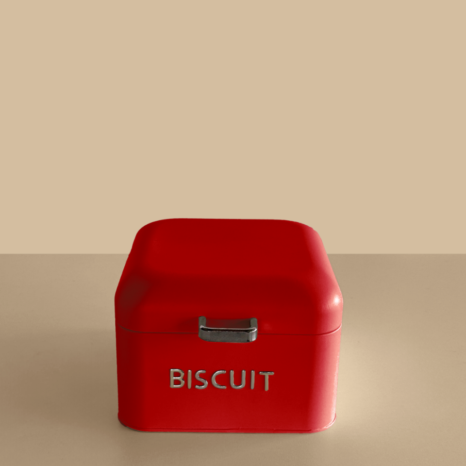 Sarkap Home Biscuits Galvaniz Metal Saklama Kutusu