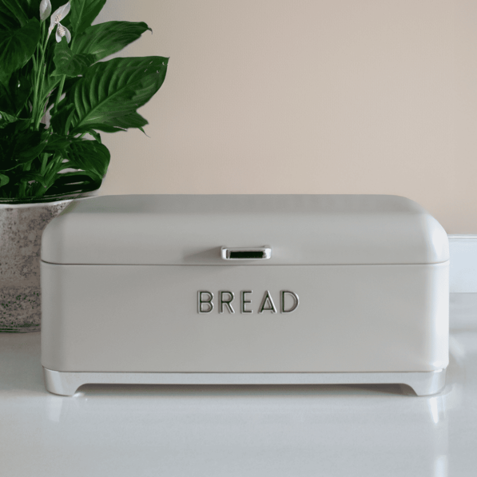 Sarkap Home Galvaniz Metal Saklama Kutusu Seti Açık Gri