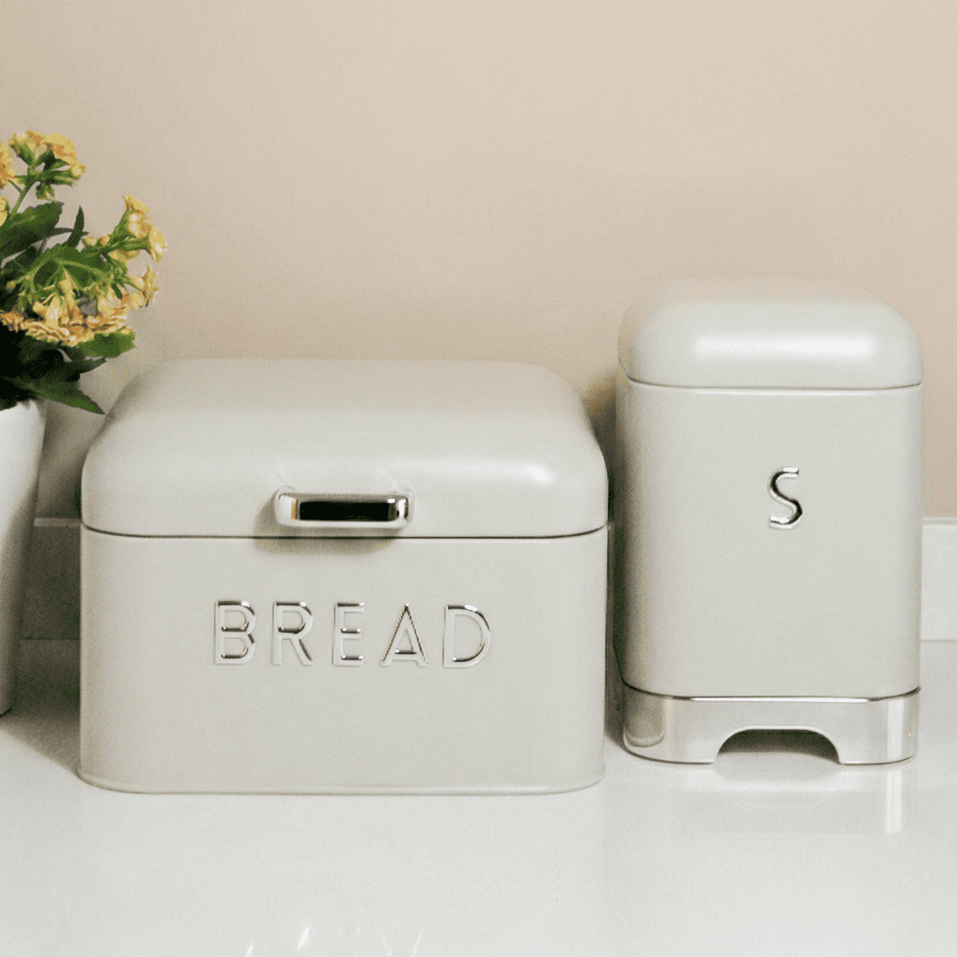 Sarkap Home Galvaniz Bread Küçük Boy Ekmeklik & Storage Kutu Set