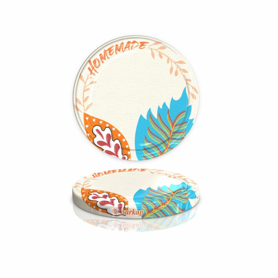 Hijyenik Paketli 10 Adet Kavanoz Kapağı Homemade Modeller 82 mm