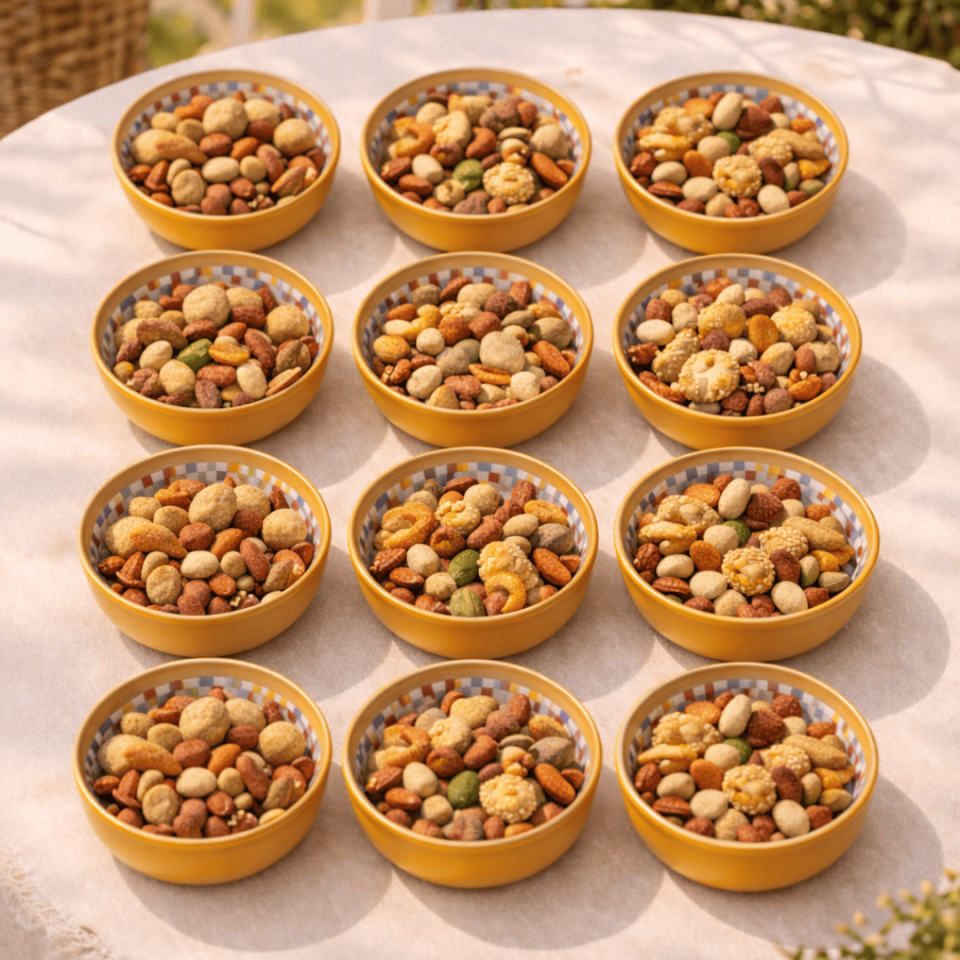 Sarkap Home 10 cm Çap, 3.2 cm Yükseklik 12'li Dondurmalık ve Çerezlik Seti LemonDesignTuruncu