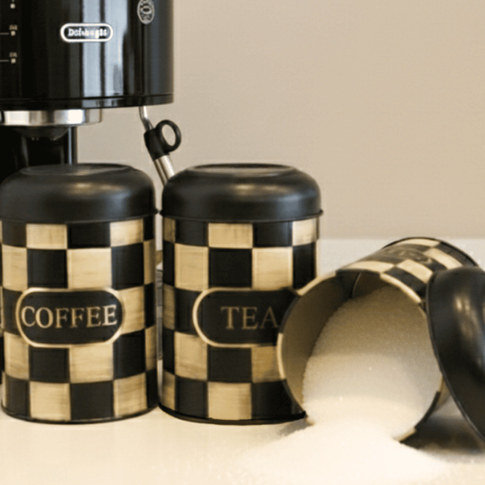 Sarkap Home Kubbe Kapaklı 3'lü Dekoratif Metal Saklama Kutusu Seti