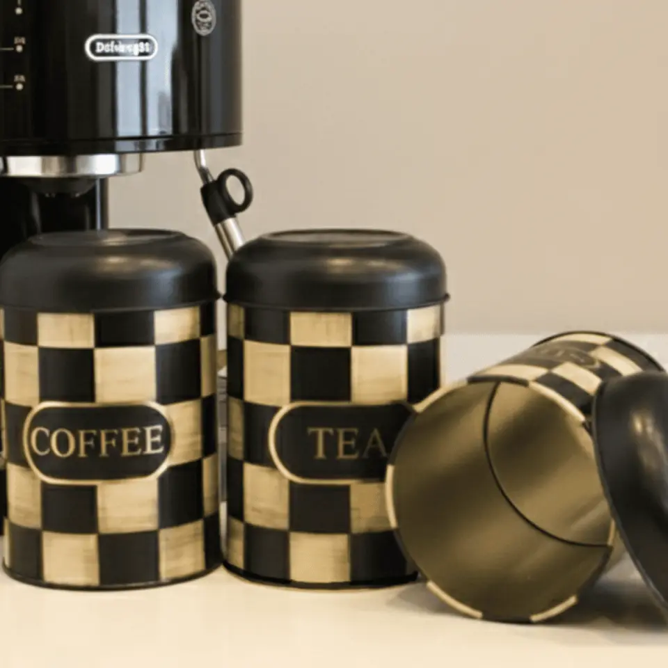 Sarkap Home Kubbe Kapaklı 3'lü Dekoratif Metal Saklama Kutusu Seti Dama