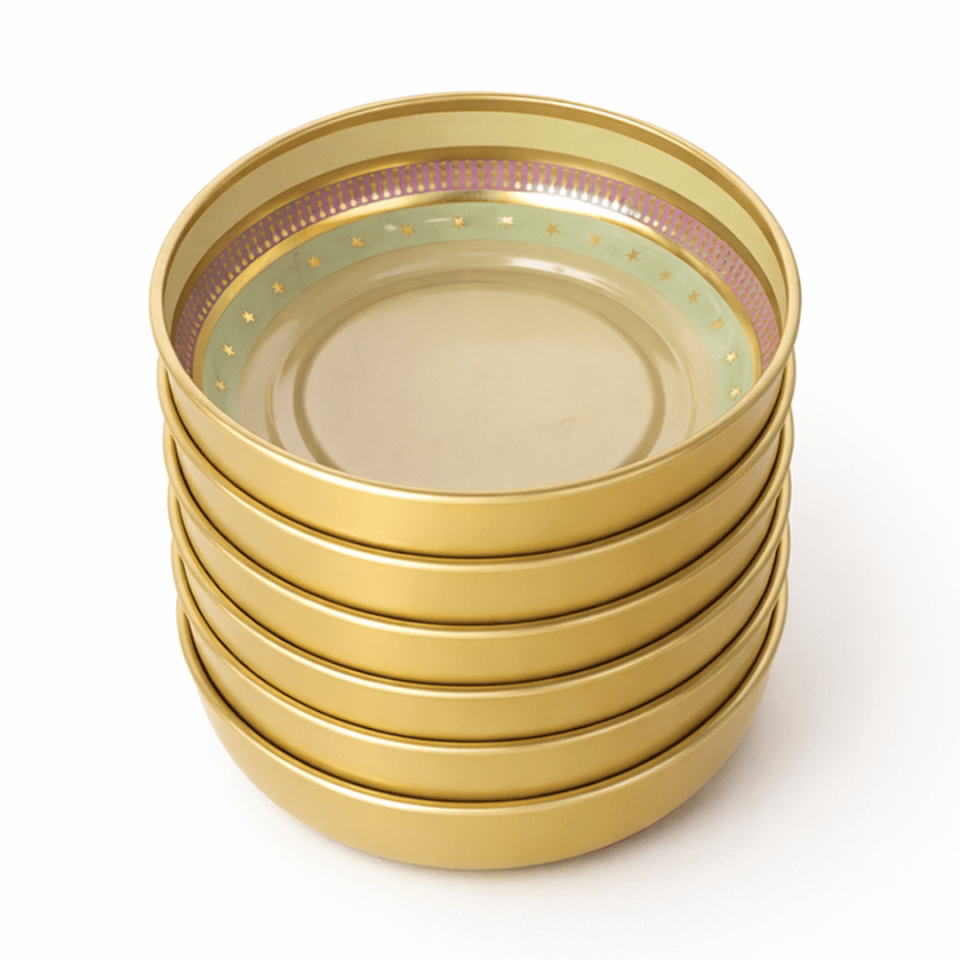 Sarkap Home 6'lı Çerezlik Seti Golden Joy