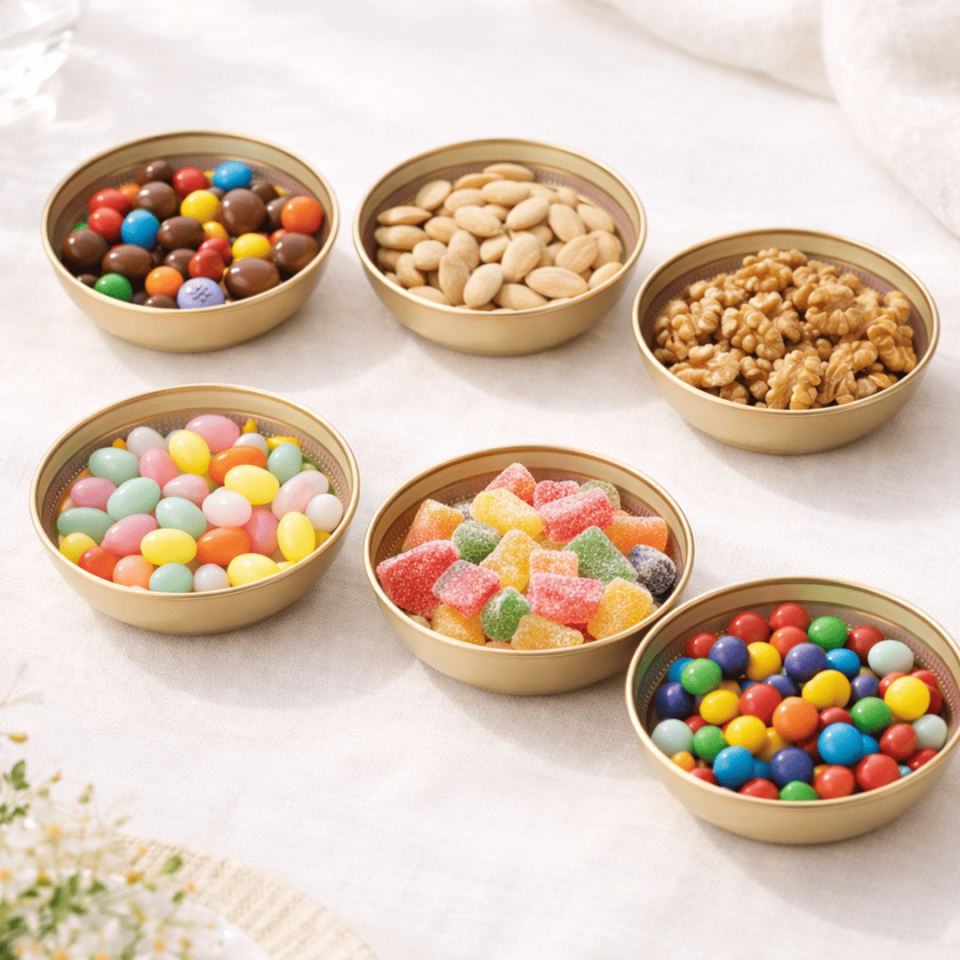 Sarkap Home 6'lı Çerezlik Seti Golden Joy