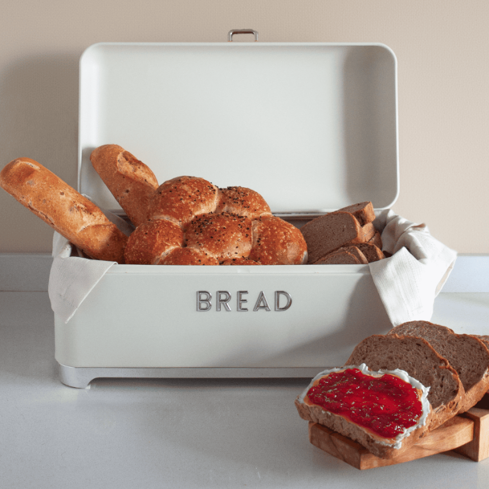Sarkap Home Bread Galvaniz Metal Ekmek Kutusu