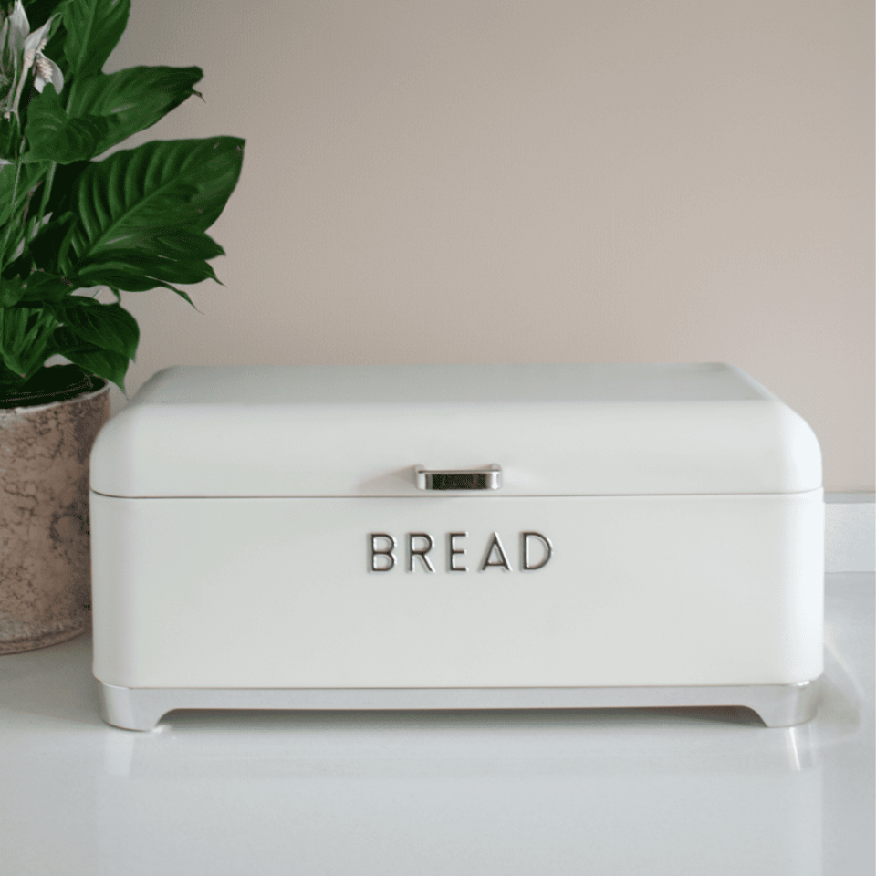 Sarkap Home Bread Galvaniz Metal Ekmek Kutusu