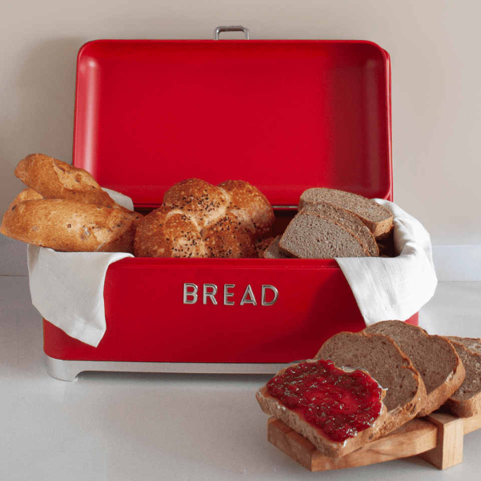 Sarkap Home Bread Galvaniz Metal Ekmek Kutusu