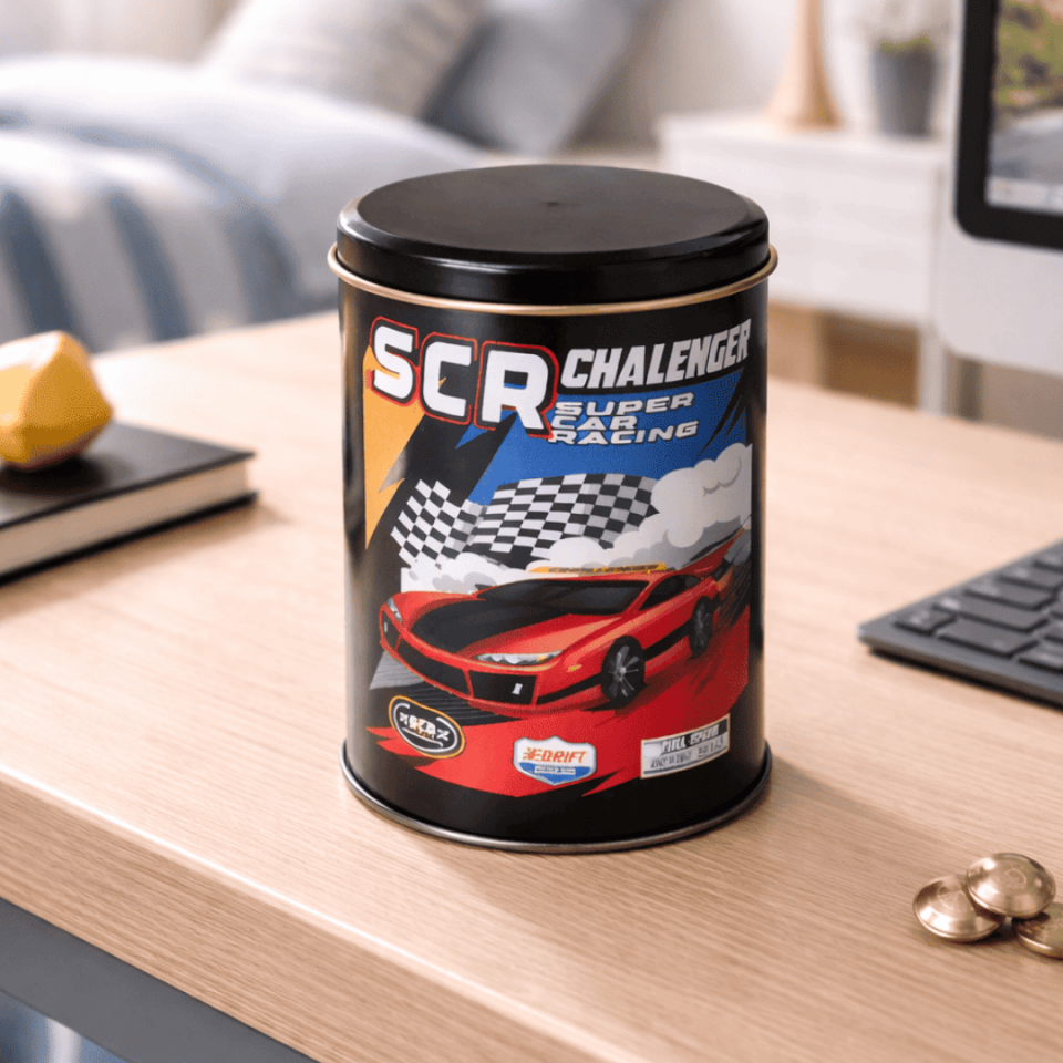 Sarkap Home Metal Kumbara ve Kalem Kutusu Seti