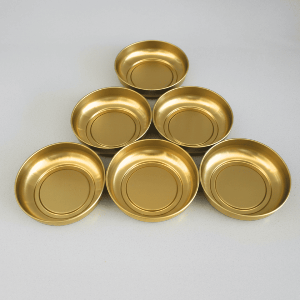 Sarkap Home 6'lı Çerezlik Seti Gold