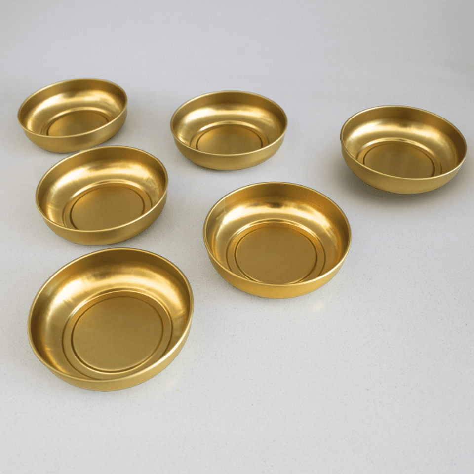 Sarkap Home 6'lı Çerezlik Seti Gold