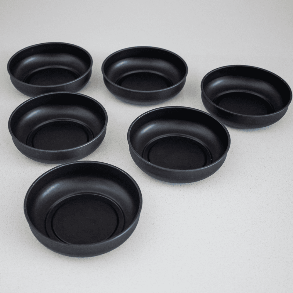 Sarkap Home 6'lı Çerezlik Seti MatSiyah