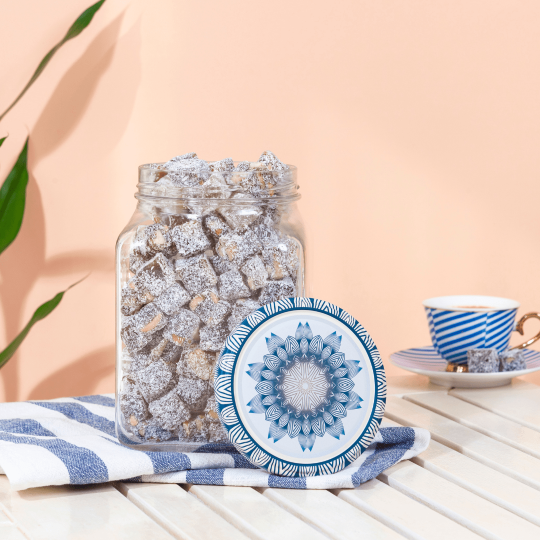 Sarkap Home Kapak Hediyeli 1600 ml Kare Kavanoz