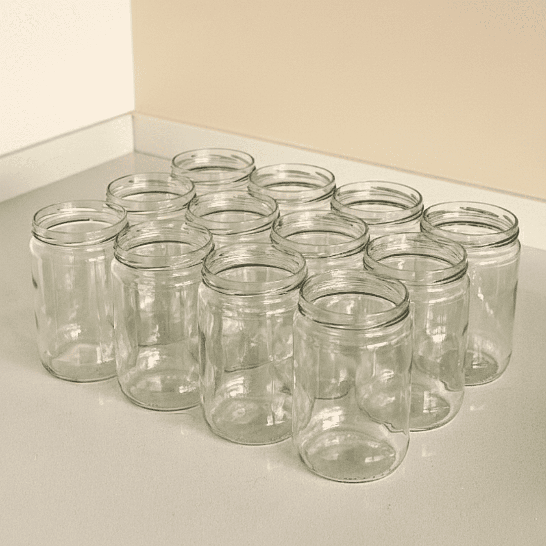 Sarkap Home 12'li 660 ml Kapaksız Cam Kavanoz